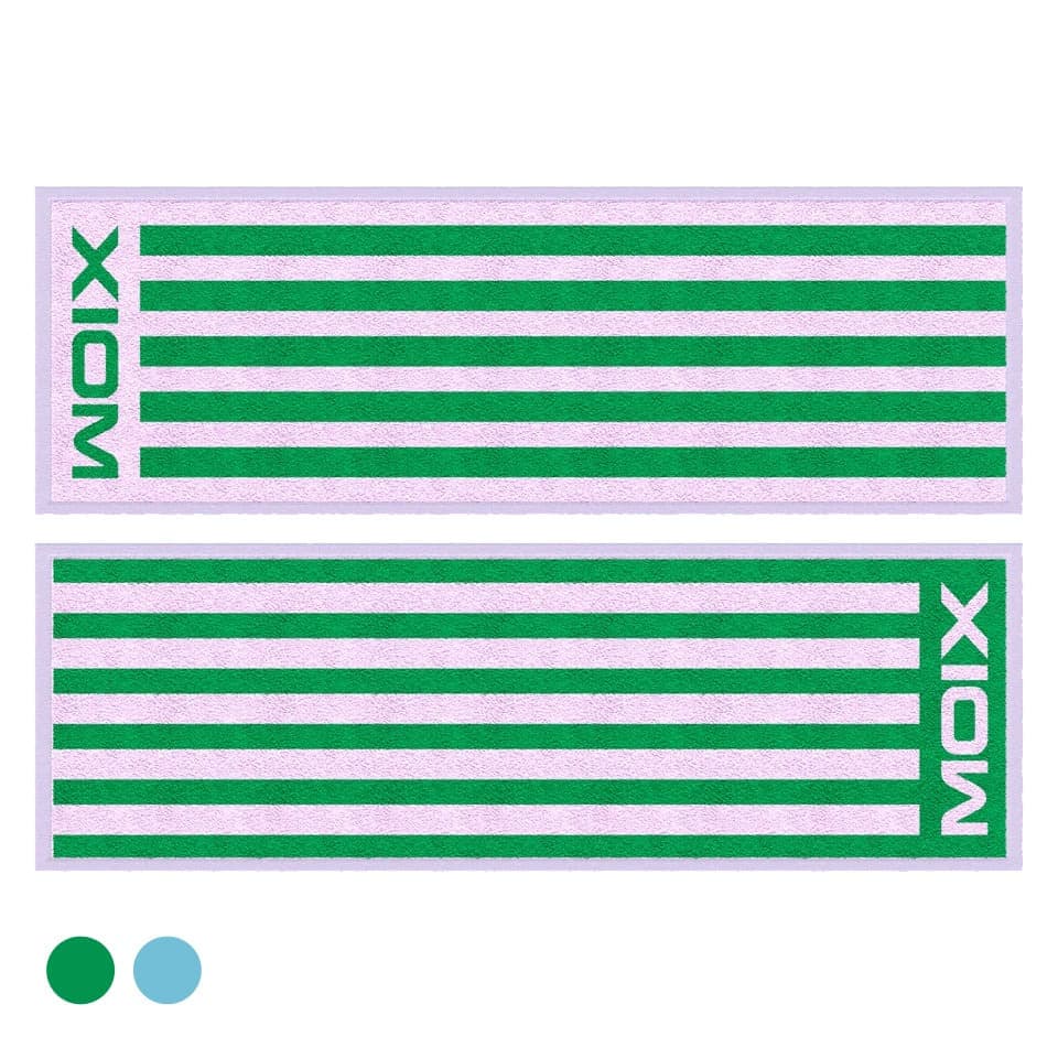 XIOM TOALLA STRIPE LONG L.PURPLE/GREEN